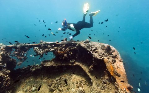 Filipiny - Coron, Lusong Gunboat Wreck - nurkowanie do wraków.jpg